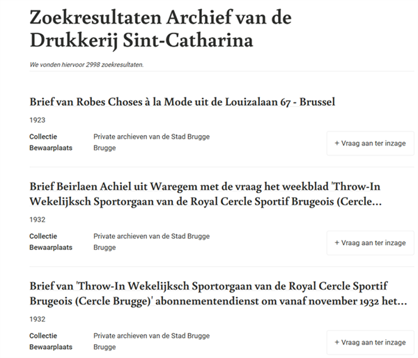 Grote uitbreiding Stadsarchief Brugge op Probat